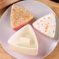 thumbnail image 4 of Onigiri Mold Triangle, 2 Pack Large Rice Ball Mold Sushi Makers, Japanese Rice Cooker Kit for Lunch Bento, 4 of 5