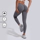 thumbnail image 3 of Pantalones de yoga para mujer, pantalones de cintura alta con escote en V en la espalda y cadera, pantalones deportivos de fitness con sensación de desnudez, 3 of 4