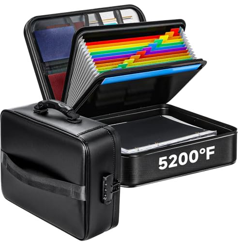Open Box DOXLMP FIREPROOF FILE ORGANIZER BAG - BLACK