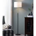 thumbnail image 2 of KAWOTI 64.5'' Adjustable Height Floor Lamp for Living Room Office, Modern Standing Floor Lamp with Pull-Chain Switch, Matte Black and Antique Brass, 2 of 10