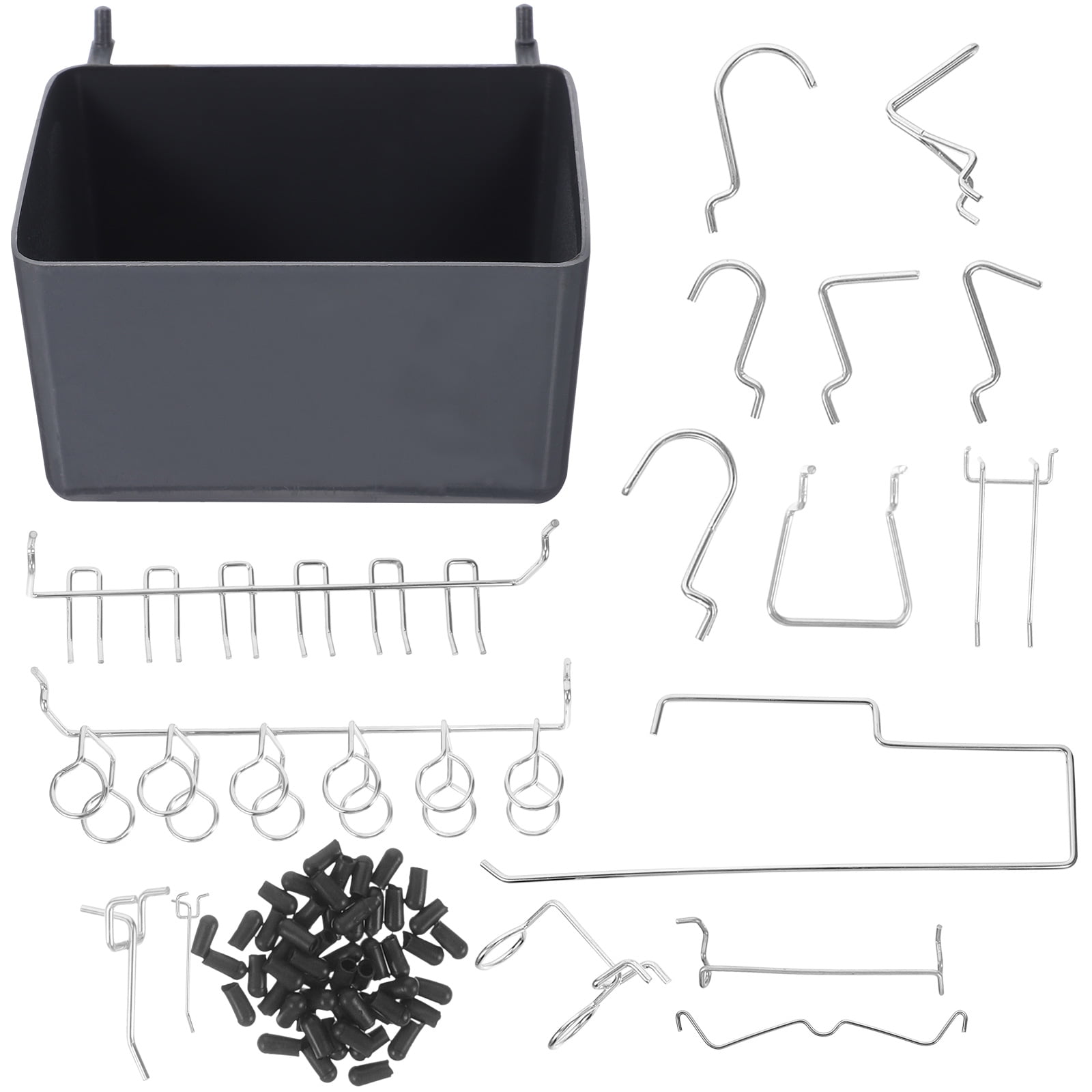 LEXSOMEO 120pcs Pegboard Hook Assortment Hooks Peg Board Organizer Per Board Accessories