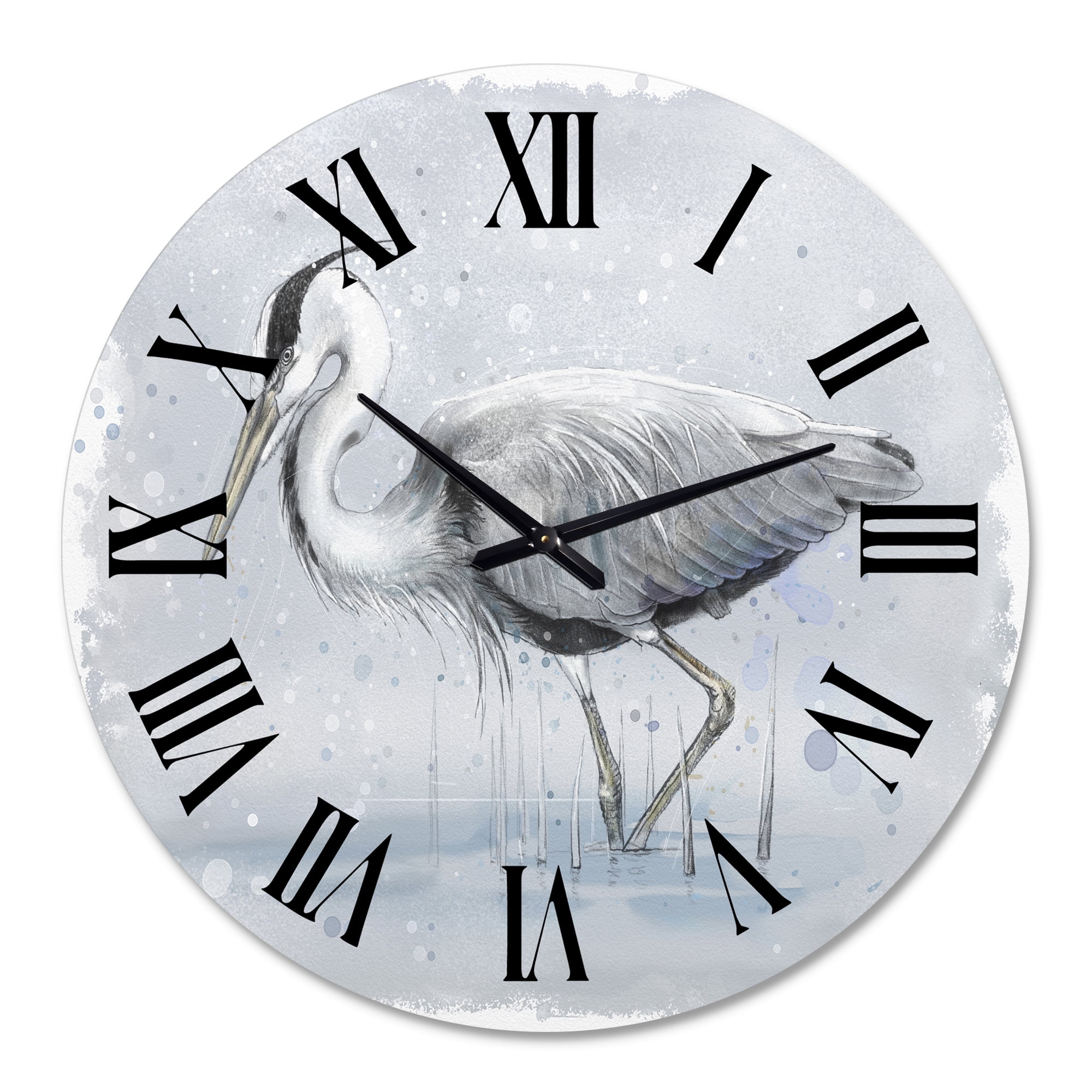Designart 1 in Farmhouse Wall Clock