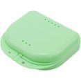 thumbnail image 4 of Retainer Case with Vent Holes,Orthodontic Mouth Guard Cases Cute Denture Case Tight Snap Lock Retainer Holder, 4 of 4