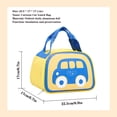 thumbnail image 3 of Cartoon Car Insulation Bag In Yellow,Kawaii Lunch Bag Cute Car Lunch Box Reusable Warm Lunch Bag Handbag, 3 of 7