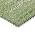 thumbnail image 4 of Addison Rugs Chantille Indoor/Outdoor Transitional Stripes Green Washable Rectangle Rug, 3' x 5', 4 of 6