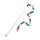 thumbnail image 2 of Palo de gato divertido con varita interactiva de teaser de gatito Crisp Bell Rainbow Caterpillar Hugtrwg  Para estrenar, 2 of 7