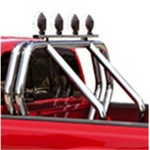 9560C Truck Bed Bars Kit Silver, Chrome Plated