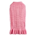 thumbnail image 3 of SIfdSeng Dog Shirts for Small Dogs Beach Turtleneck Warm Elegant Rope Pet Sweater Stretch Knit Ruffled Sweater Dress Pet Clothes for Cats Dog Clothes for Large Dogs, 3 of 6