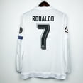 thumbnail image 3 of Camiseta De Manga Larga Del Real Madrid 15-16 Ronaldo Retro Jersey Campeonato Personalizado Campana Fútbol A9L4, 3 of 3