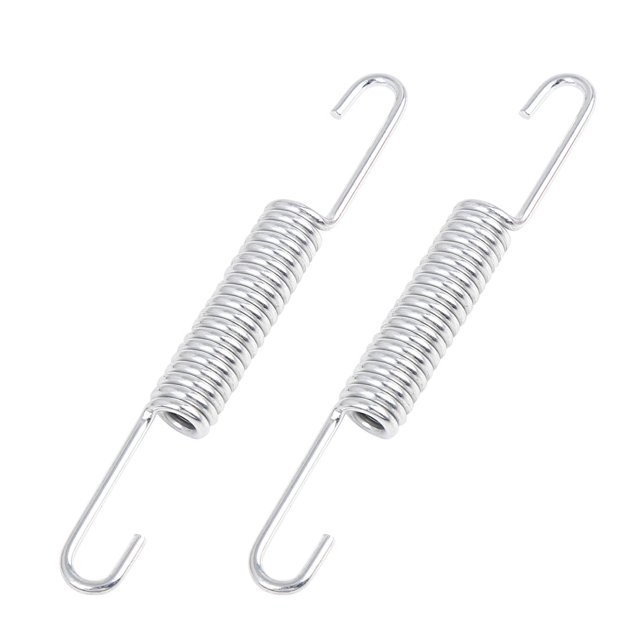 Resorte de Retorno de Pie de Apoyo de Soporte de Motocicleta de 11.5cm de Largo, 2Pcs