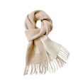thumbnail image 2 of Lumtrix Women's Scarf Shawl Wrap Fall Winter Scarf for Wedding Soft Lightweight Oversized Blanket Scarf For Evening Dresses，Anniversaries & Flights Beige One Size, 2 of 6