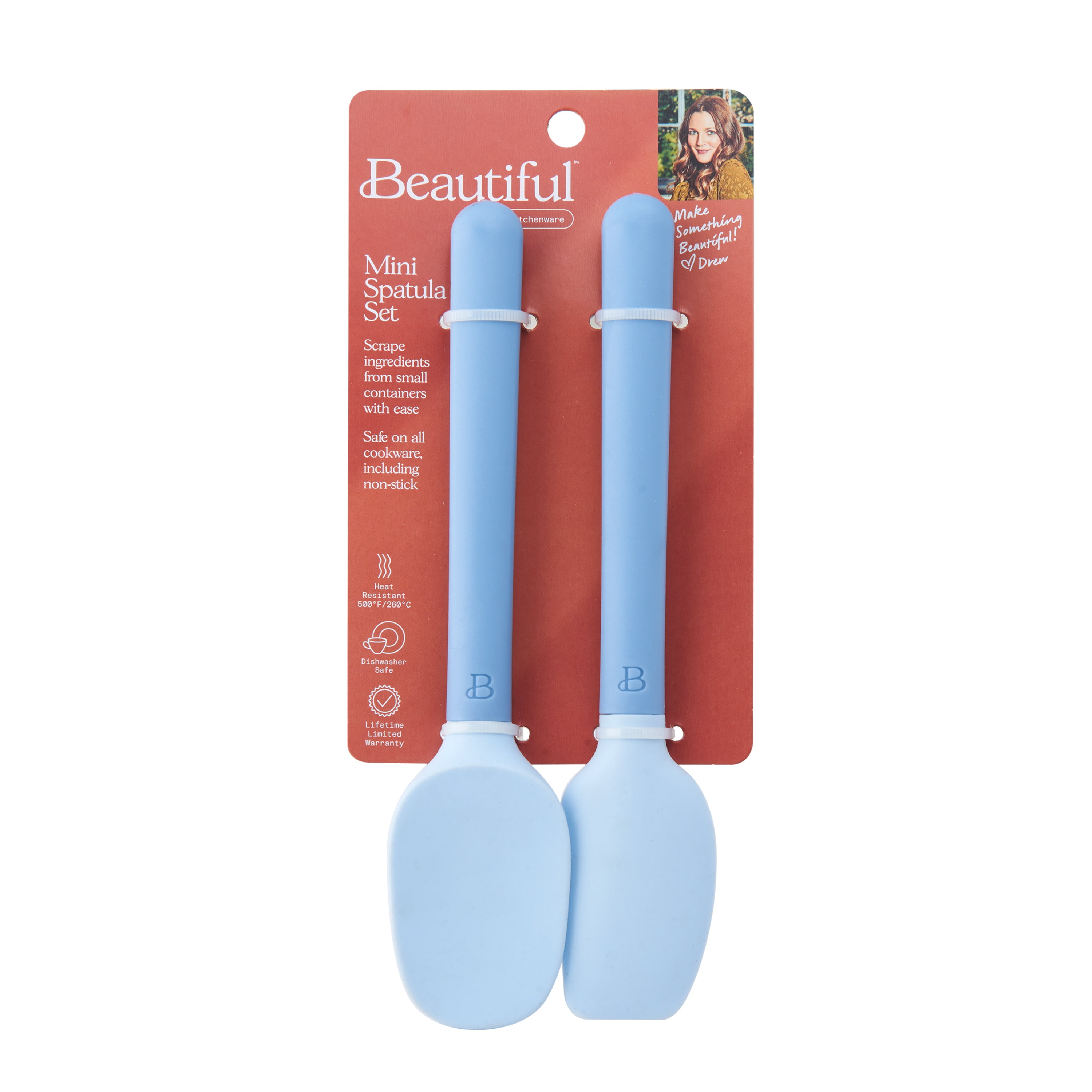 Beautiful Set of 2 Silicone Mini Spatulas, Store Only Item, Item