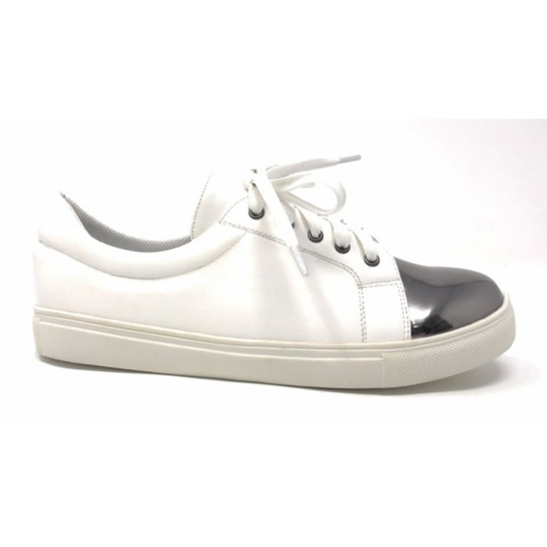 Forever Young Women's Metallic Tip Lace up Sneakers 