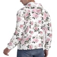 thumbnail image 6 of Cauagu Rose Flowers for Men's Pullover Hooded Sweatshirt Athletic Casual Hoodie Aautumn Hoodie Sweatshirt for Men Pullover Casual Hooded Sweatshirt-4X-Large, 6 of 7
