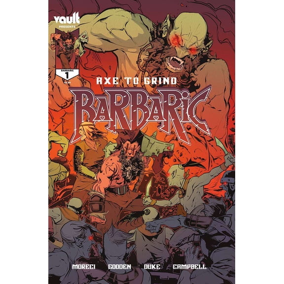 Barbaric: Axe to Grind #1 (2nd) VF ; Vault Comic Book
