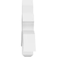 thumbnail image 3 of 36"W x 18"H x 4"D x 4"F, 12/12 Pitch, Davenport Architectural Grade PVC Gable Bracket, 3 of 8