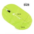 thumbnail image 3 of Yucurem Inflatable Swimming Float Bag - Air Dry Water Sport Buoy Bag - Single Air Bag Swimming Buoy Bag (Fluorescent Green), 3 of 8