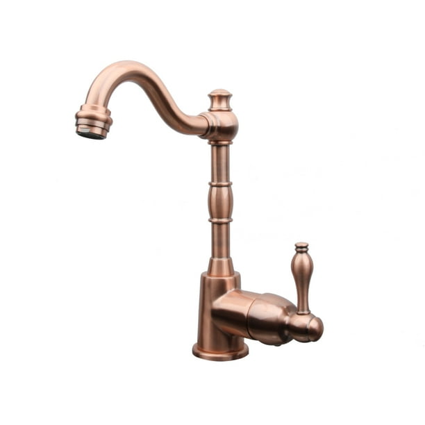 OneHandle Copper Widespread Kitchen Bar Faucet Akicon