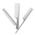 thumbnail image 2 of 3pcs Stainless Steel Barber Combs for Hair Salon and Hairdressing Set, 2 of 3
