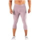 thumbnail image 3 of Ceisia Men's High-Waisted Yoga Leggings, Solid Color Elastic for Fitness Running & Gift Cycling Activities, 3 of 4