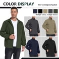 thumbnail image 3 of Iceglad Men's Lightweight Full-Zip Windbreaker Athletic Jacket with Pockets – Size Up Recommended, 3 of 8