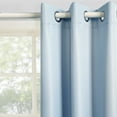 Mainstays Blackout Curtains, Set of 2, 37" x 63", Light Blue
