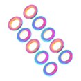 thumbnail image 2 of S SERENABLE 10 Pieces Chain Wheel Plate Screw Gaskets Parts for Road Bikes Crankset Bolt M5 Colorful, 2 of 9