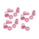 thumbnail image 4 of 10x Topes de campana para extremos de cuerdas de tracción, clips de palanca, sujetadores de decoración, topes de extremos de cordón para manualidades Rosa, 4 of 8