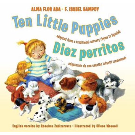 Pre-Owned Ten Little Puppies/Diez Perritos: Bilingual English-Spanish (Hardcover) 0061470430 9780061470431