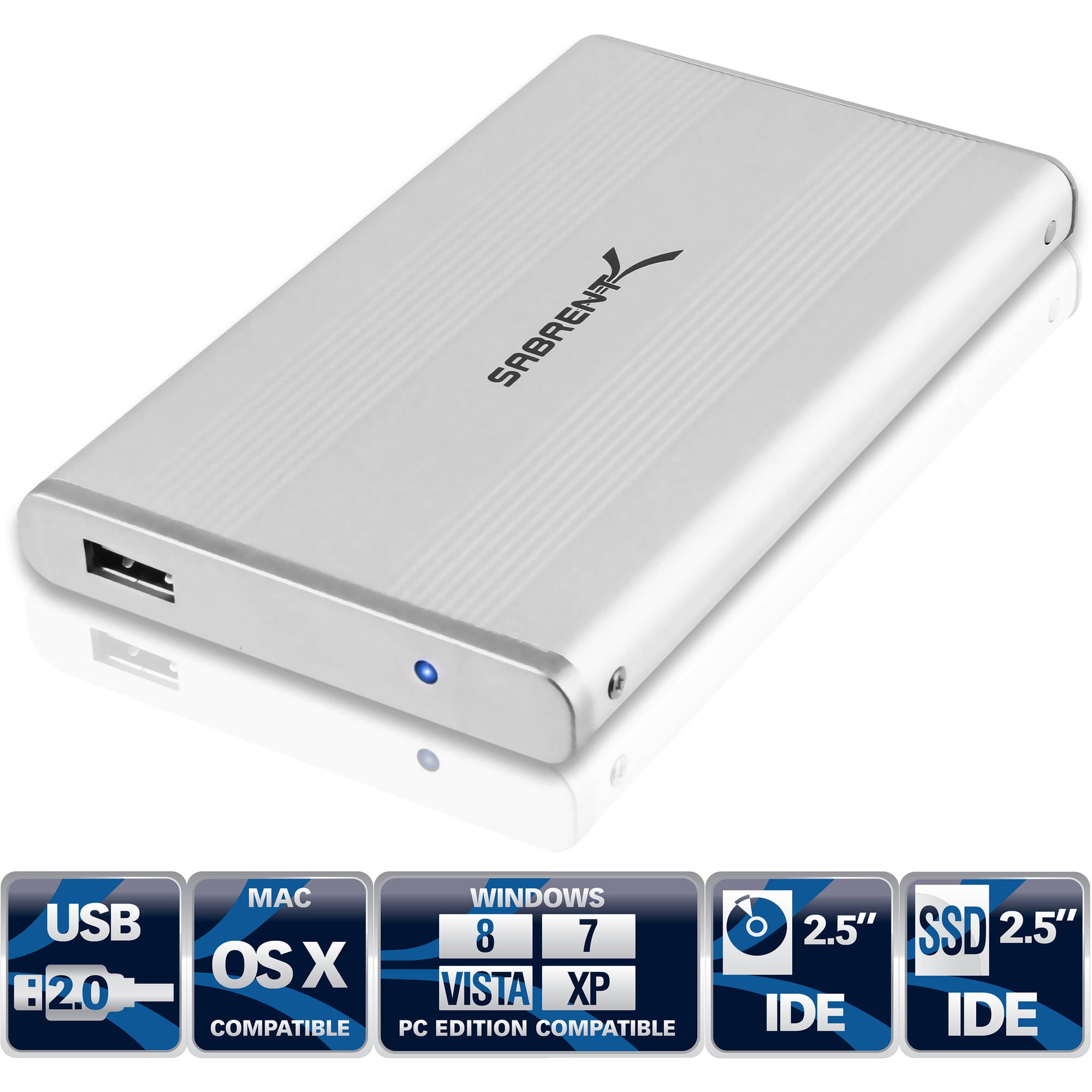 Sabrent 2.5" usb ide hdd enclosure walmart.com
