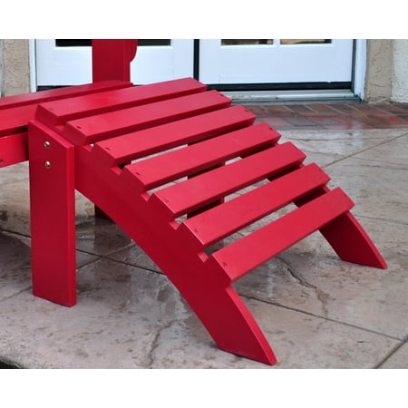 Shine Company Standard Ottoman - Tomato Red