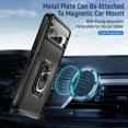 thumbnail image 2 of KOMI pour Google Pixel 8 Pro Étui avec Protecteur d'Écran, Béquille Anneau Réglable à 360° Intégrée, Protection Militaire Blindée Antichoc - Noir, 2 of 5