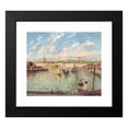 thumbnail image 2 of Camille Pissarro 17x15 Black Modern Framed Museum Art Print Titled - Dieppe's Outlet, Afternoon, Bright Time (1902), 2 of 5