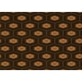 thumbnail image 1 of Ahgly Company Machine Washable Indoor Rectangle Transitional Mahogany Brown Area Rugs, 4' x 6', 1 of 7