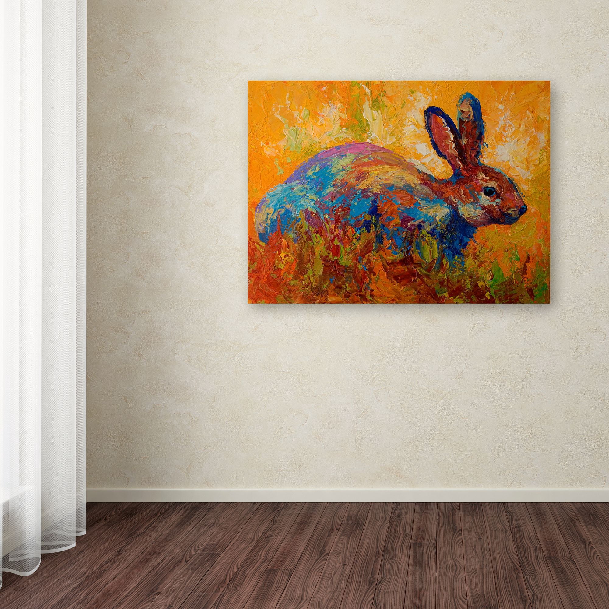 Trademark Fine Art 'Rabbit II' Canvas Art by Marion Rose