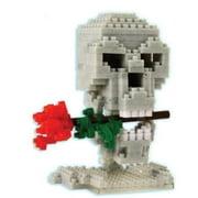 3D Pixel Puzzle - Skull And Rose (230+ Pcs)