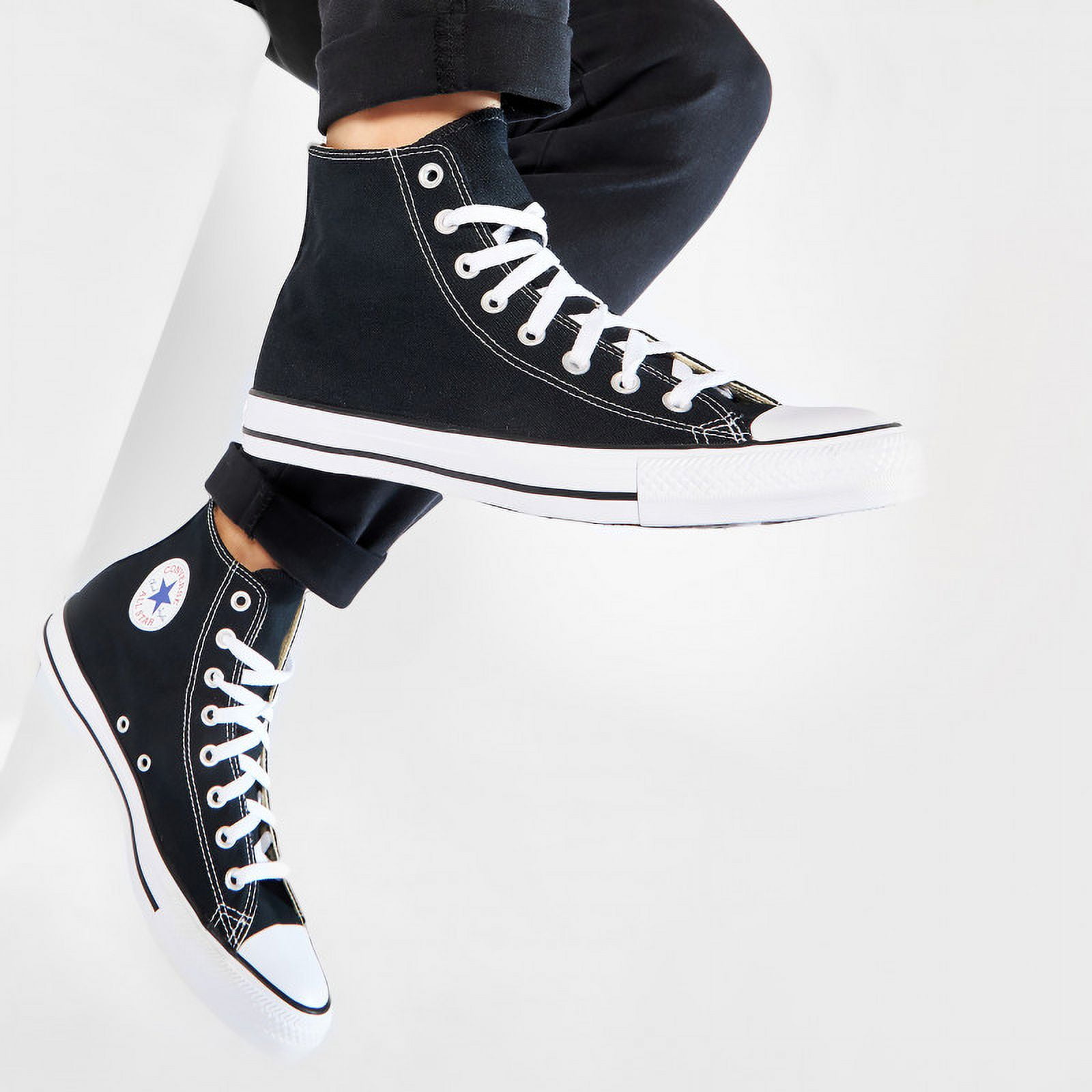 converse negro bota
