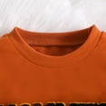 thumbnail image 7 of WERYOUNG Girls Boys Onesie Comfort Long Sleeve Round Neck Pumpkin Embroider Pullover Halloween Bodysuits Newborn Leisure Indoor One-Pieces,Orange,3-6 Months, 7 of 7