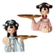 thumbnail image 1 of Elegante figura de dama oriental para decoración del hogar y aperitivos. Estilo A, 1 of 9