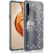 SYONER Clear Phone Case Cover for TCL 20S (6.67", 2021) [Elephant]