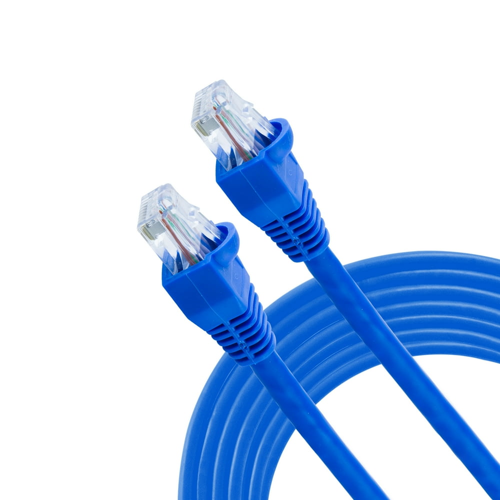GE 14ft Cable, CAT6, RJ45 Connectors, Blue, 35287 Walmart