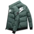 thumbnail image 4 of Chaqueta corta de algodón para hombre, abrigo informal, cálido, a prueba de frío, ultra grueso, 2024, 4 of 5