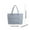 🔥 Blue_New#2293, variant on Pleated Tote Bag for Women | Soft Polyester Shoulder Handbag Lightweight Large Capacity | Travel, Work, Beach, Gym Use | Wide Strap | 17.3x6.5x20 in | Black Blue Pink Beige Purple Khaki