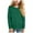 Dark Green, variant on Little Boy's Winter Top Boys Plain Basic Top Cotton Solid Long Sleeve Crewneck Top Boys Summer Clothes (Pink,4-5 Years)