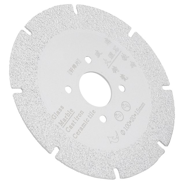 Hoja de Sierra de Diamante Soldada Disco de Corte de Mármol Plateado Muela Pulidora Resistente Y Duradera para Azulejos de Cerámica Azulejos de Pared ANGGREK Otros