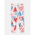 thumbnail image 3 of Patterned Leggings (in Heart Graffiti) - Multicolor, 3 of 7