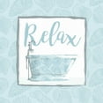 thumbnail image 2 of Grey, Jace 15x15 White Modern Wood Framed Museum Art Print Titled - Relaxing Bath With Shells, 2 of 4