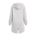 thumbnail image 5 of Shadoumai Long Hoodies for Girls Cute Fashion Long Sleeve Oversized Zip up Hooded Kids Sweatshirt Trendy School Preppy Clothes, 5 of 7