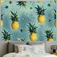 thumbnail image 2 of GOSMITH Watercolor Pineapple Square Wall Decoration Tapestry Painting, 2 of 6