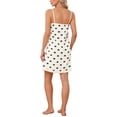 thumbnail image 3 of INSPIRE CHIC Women's Lace Nightgown Floral Spaghetti Strap Cami Sleeveless Sleepwear Sleep Dress XL Hearts, 3 of 6